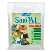 Наповнювач для туалету Природа SaniPet Яблуко деревне 2.5 кг (PR240793)