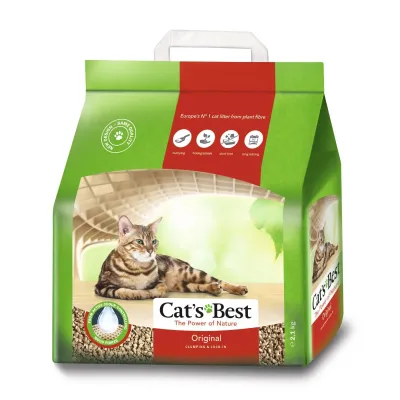 Наполнитель для кошачьего туалета Cats Best Original древесный 5 л 2.1 кг (JRS300086/0861)