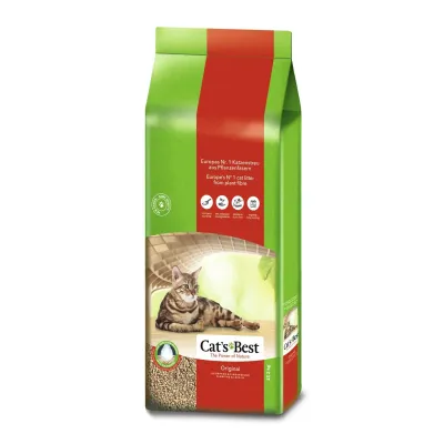 Наполнитель для кошачьего туалета Cat's Best Original древесный 40 л 17,2 кг (JRS321309/3094)