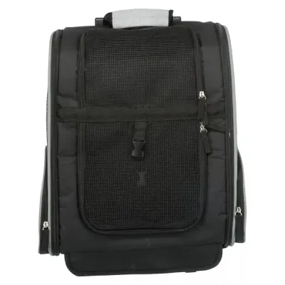 Сумка-рюкзак для животных Trixie T-Bag Trolley на колёсах до 8 кг 32х45х25 см Черно-серый (2880)
