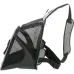 Сумка-переноска для маленьких животных Trixie Savina Front Carrier 30x33x26 см до 10 кг Черно-серый (28941)