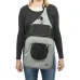 Сумка-переноска для маленьких животных Trixie Savina Front Carrier 30x33x26 см до 10 кг Черно-серый (28941)