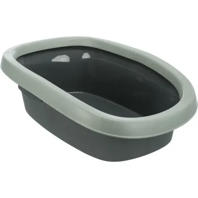 Туалет для кошек Trixie Be Eco Carlo с бортиком 38x17x58 см Серо-зеленый (40212) Туалет для кошек Trixie Be Eco Carlo с бортиком 38x17x58 см Серо-зеленый (40212)
