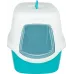 Туалет для кошек Trixie Vico закрытый 40x40x56 см Бело-бирюзовый (40275)