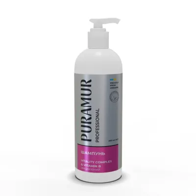 Шампунь для кошек и собак Puramur Vitality Complex with Vitamin B укрепляющий 200 мл (PR243297)