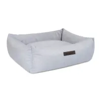 Лежак для собак Природа Bond2 78х60х20 см Сірий (PR242405)