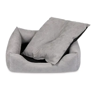 Лежак для собак Pet Fashion Denver 60х50х18 см Серый (PR243007)