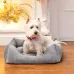 Лежак для собак Pet Fashion Denver 78х60х20 см Сірий (PR243006)