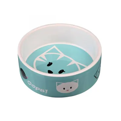 Миска для кота Trixie Mimi 300 мл Бирюзовый (24650) Миска для кота Trixie Mimi 300 мл Бирюзовый (24650)