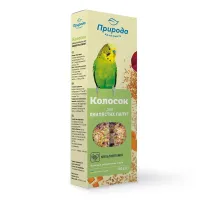 Ласощі для хвилястих папуг Природа Колосок мультивітамін 140 г 2 шт (PR740020) Ласощі для хвилястих папуг Природа Колосок мультивітамін 140 г 2 шт (PR740020)