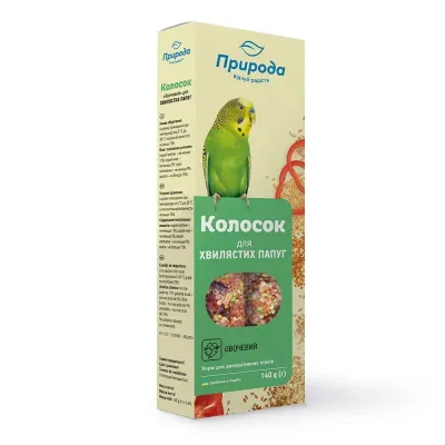 Лакомство для волнистых попугаев Природа Колосок Овощной 140 г 2 шт (PR740023)