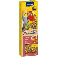 Лакомство для крупных австралийских попугаев Vitakraft Kracker Original Almonds Fig миндаль и рис 180 г 2 шт (21289) Лакомство для крупных австралийских попугаев Vitakraft Kracker Original Almonds Fig миндаль и рис 180 г 2 шт (21289)