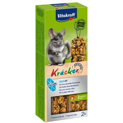Ласощі для шиншил Vitakraft Kracker мультимінерал 112 г 2 шт (25062)