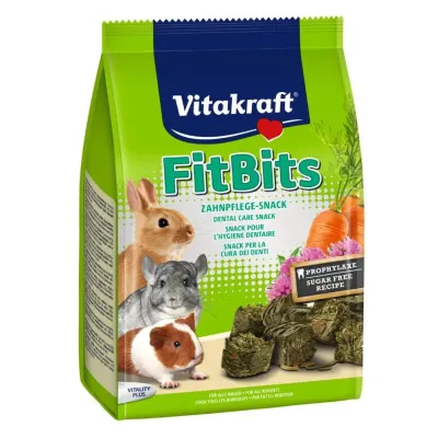 Ласощі для гризунів Vitakraft Fit Bits овочі та люцерна 500 г (25782)