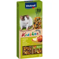 Ласощі для щурів Vitakraft Kracker з яблуком та спельтою 112 г 2 шт (25140) Ласощі для щурів Vitakraft Kracker з яблуком та спельтою 112 г 2 шт (25140)