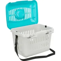 Перенесення для тварин Trixie Midi-Capri до 5 кг 44x33x32 см Біло-блакитний (39792)