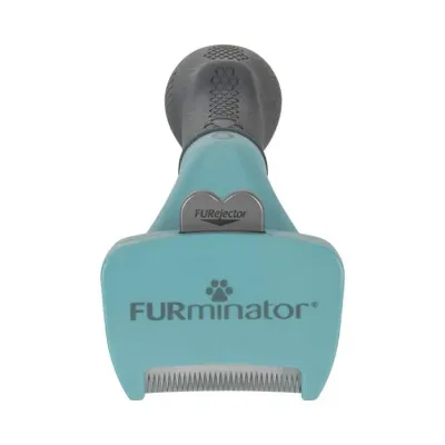 Фурмінатор для довгошерстих кішок FURminator Long Hair Small Cat S 4.5х10 см Блакитно-чорний (691660) Фурмінатор для довгошерстих кішок FURminator Long Hair Small Cat S 4.5х10 см Блакитно-чорний (691660)