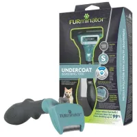 Фурмінатор для довгошерстих кішок FURminator Long Hair Small Cat S 4.5х10 см Блакитно-чорний (691660) Фурмінатор для довгошерстих кішок FURminator Long Hair Small Cat S 4.5х10 см Блакитно-чорний (691660)