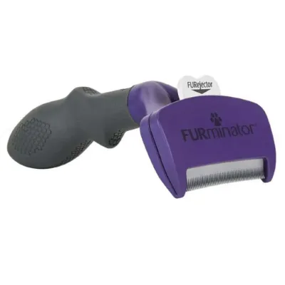 Фурмінатор для короткошерстих кішок FURminator Short Hair Large Cat L Фіолетово-чорний (691661)