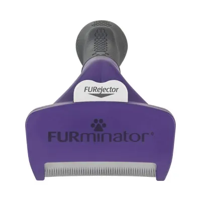 Фурмінатор для короткошерстих кішок FURminator Short Hair Large Cat L Фіолетово-чорний (691661)