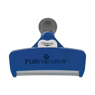 Фурмінатор для короткошерстих собак FURminator Short Hair Large Breed Dog L 13x23.5x5 см Синьо-чорний (691656)