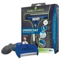 Фурмінатор для короткошерстих собак FURminator Short Hair Large Breed Dog L 13x23.5x5 см Синьо-чорний (691656)