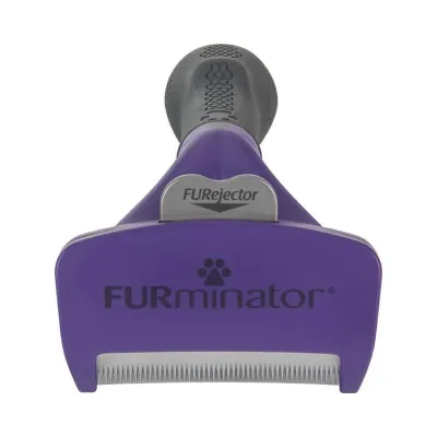 Фурмінатор для довгошерстих кішок FURminator Long Hair Large Cat L 6.7х10 см Фіолетово-чорний (691662)