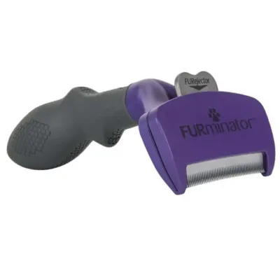 Фурмінатор для довгошерстих кішок FURminator Long Hair Large Cat L 6.7х10 см Фіолетово-чорний (691662)