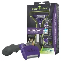 Фурмінатор для довгошерстих кішок FURminator Long Hair Large Cat L 6.7х10 см Фіолетово-чорний (691662)