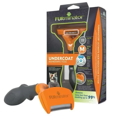 Фурмінатор для довгошерстих собак FURminator Long Hair Medium Breed Dog M 6.7х10 см Оранжево-чорний (691655) Фурмінатор для довгошерстих собак FURminator Long Hair Medium Breed Dog M 6.7х10 см Оранжево-чорний (691655)