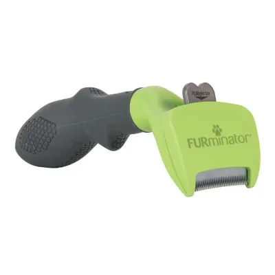 Фурминатор для длинношерстных собак FURminator Long Hair Small Breed Dog S 4.5х10 см Зелено-черный (691654)