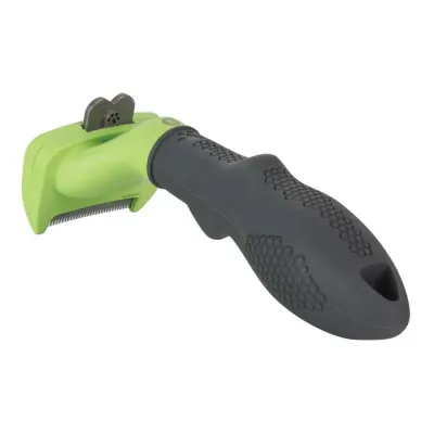 Фурминатор для длинношерстных собак FURminator Long Hair Small Breed Dog S 4.5х10 см Зелено-черный (691654)