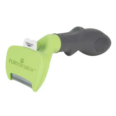 Фурминатор для короткошерстных собак FURminator Short Hair Small Breed Dog S 4.5х10 см Зелено-черный (691653)