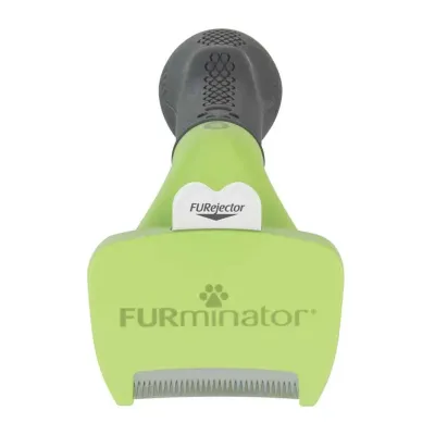 Фурминатор для короткошерстных собак FURminator Short Hair Small Breed Dog S 4.5х10 см Зелено-черный (691653)