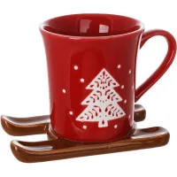 Чашка BonaDi Santa sleigh 150 мл DP230944 Чашка BonaDi Santa sleigh 150 мл DP230944