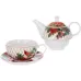 Набор чайный BonaDi Christmas заварник с чашкой Разноцветный DP230970