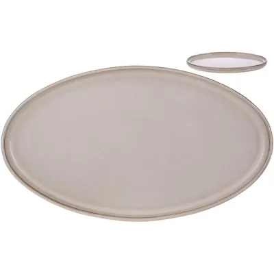 Блюдо овальне BonaDi Beige Line 32х18 см Бежевий DP230981 Блюдо овальне BonaDi Beige Line 32х18 см Бежевий DP230981