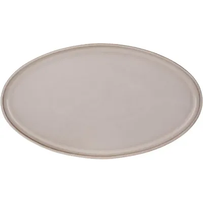 Блюдо овальне BonaDi Beige Line 32х18 см Бежевий DP230981