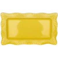 Набор прямоугольных блюд BonaDi Dishes Yellow 26х15 см Желтый 6 шт DP230987