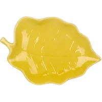 Набор фигурных тарелок BonaDi Yellow Sheet 25х17 см Желтый 6 шт DP231000