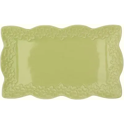 Набор блюд BonaDi Ceramic Green Flower 26х16 см Зеленый 6 шт DP231005