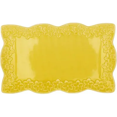 Блюда в наборе BonaDi Ceramic Yellow Flower 36х21 см Желтый 6 шт DP231009