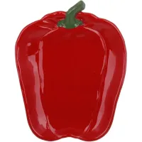 Тарелки BonaDi Ceramic Red Pepper 27.5х21.5 см Красный 2 шт DP231013