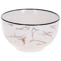 Фарфоровые пиалки BonaDi White Marble 700 мл Разноцветный 6 шт DP231093