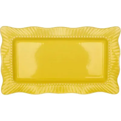 Прямокутні блюда BonaDi Yellow 31х18 см Жовтий 6 шт DP231101