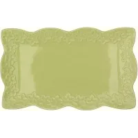 Набір блюд BonaDi Green Flower 36х21 см Зелений 6 шт DP231102 Набір блюд BonaDi Green Flower 36х21 см Зелений 6 шт DP231102