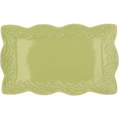 Набір блюд BonaDi Green Flower 36х21 см Зелений 6 шт DP231102