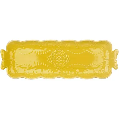 Набір тарілок BonaDi Yellow Butterfly 32х11 см Жовтий 6 шт DP231109