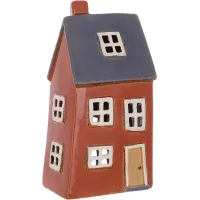 Интерьерный подсвечник BonaDi Old Town House N10 12х8.5х23 см Красный (DP231212)