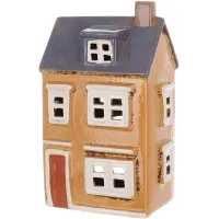 Интерьерный подсвечник BonaDi Old Town House N25 13х9х22 см Коричневый (DP231217)